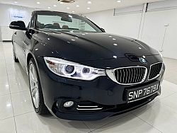 BMW 420I Convertible AT HID NAV 2014 Blue