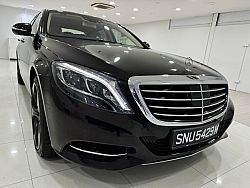 Mercedes Benz S500L Sedan R20 LED Rear Entertainment 2014 Black