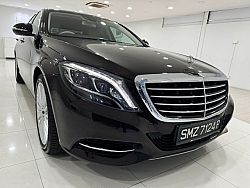 Mercedes Benz S400L R19 LED 2014 Rear Entertainment Brown