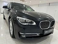 BMW 740LI AT Sunroof LED NAV HUD 2015 Grey Rear Entertainment