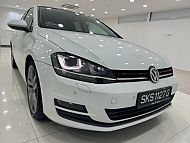 Volkswagen Golf A7 1.4 TSI HID Sunroof 2015 Push Start White