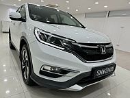 Honda CRV 2.4L LED Sunroof 2015 White Revcam Rear Entertainment