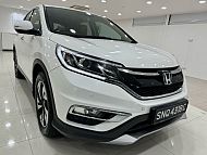 Honda CRV 2.4 AT LED Sunroof 2015 DVD White 