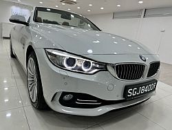 BMW 420I Convertible AT HID NAV 2015 White