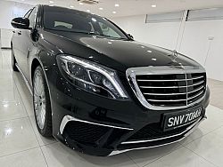 Mercedes Benz S500L Sedan R20 LED Rear Entertainment 2015 Black Body Kit