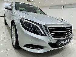 Mercedes Benz S400L R19 LED 2015 Rear Entertainment Silver