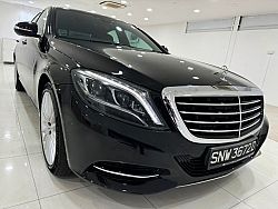 Mercedes Benz S400L R19 LED 2015 Rear Entertainment Black