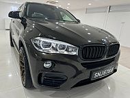 BMW X6 XDrive35i LED Sunroof NAV HUD 2015 Brown Rear Entertainment