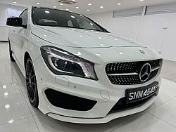 Mercedes Benz CLA220 CDI Sunroof 2015 White Revcam Nav