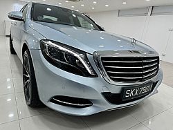 Mercedes Benz S400L R19 LED 2015 Rear Entertainment Silver