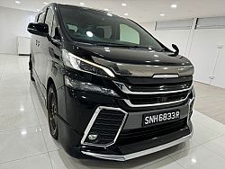 Toyota Vellfire 2.5Z G-Edition CVT 2015 Pilot Seat Android Black