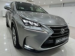 Lexus NX200T Luxury Sunroof 2015 Silver Revcam LED 