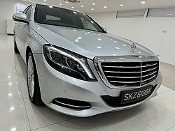 Mercedes Benz S400L R19 LED 2016 Silver Rear Entertainment