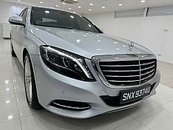 Mercedes Benz S400L R19 LED 2015 Rear Entertainment Silver