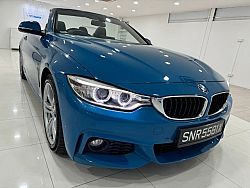 BMW 428I Convertible AT HID NAV HUD M Sport 2015 Blue