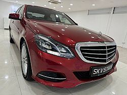 Mercedes Benz E200 Sedan R17 2015 Red keyless