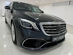 Mercedes Benz S400L R19 LED 2015 Facelift AMGKIT Rear DVD Black