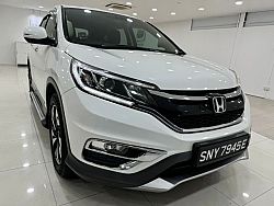 Honda CRV 2.4L LED Sunroof 2016 White Revcam