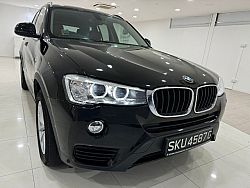 BMW X3 SDRIVE 20I HID NAV 2015 Black