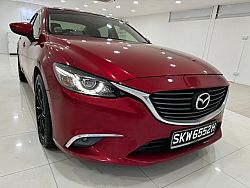 Mazda 6 Sedan 2.0L Push Start 2015 Red Revcam Nav