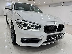 BMW 116D Hatchback LED 2015 White Push Start