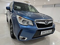 Subaru Forester 2.0XT Turbo 4WD Sunroof 2015 Blue Rear Entertainment