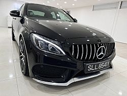 Mercedes Benz C200 AMG LINE LED Sunroof Black 2015