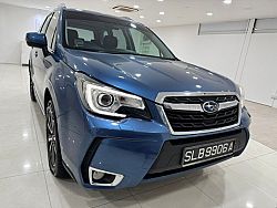 Subaru Forester 2.0XT Turbo 4WD Sunroof 2016 Blue Rear Entertainment