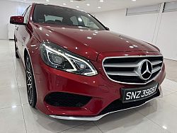 Mercedes Benz E200 Sedan Edition E R18 Sunroof 2016 Red
