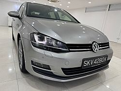 Volkswagen Golf A7 1.4 TSI HID Sunroof 2015 Silver Push start