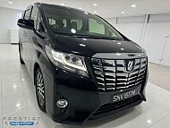 Toyota Alphard 2.5 CVT Sunroof Elegance 2015 Black Rear DVD