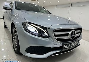 Mercedes Benz E200 AVG R18 LED 2016 Silver Newfacelift