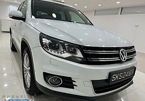 Volkswagen Tiguan 1.4 TSI AT Sunroof 2015 White Android Player