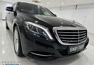 Mercedes Benz S320L R19 LED 2016 Black Rear Entertainment 