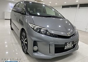 Toyota Estima Aeras 2.4 CVT Sunroof 2014 Grey DVD