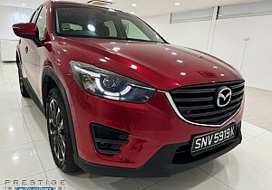 Mazda CX-5 Skyactive G 2.5 LED Sunroof 2015 Grey Red Entertainment