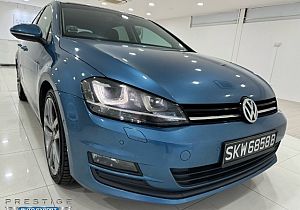 Volkswagen Golf A7 1.4 TSI HID Sunroof 2015 Push Start Blue