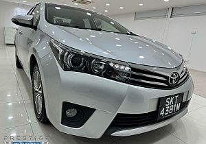 Toyota Corolla Altis 1.6L CVT Elegance LED Keyless 2015 Silver