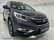 Honda CRV 2.4L 2WD Sunroof 2015 Grey Rear Entertainment