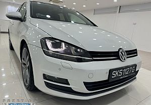 Volkswagen Golf A7 1.4 TSI HID Sunroof 2015 Push Start White