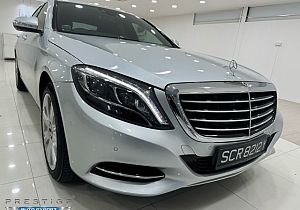 Mercedes Benz S400L R19 LED 2015 Silver Rear Entertainment
