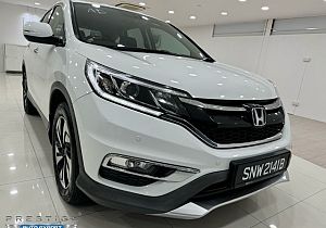 Honda CRV 2.4L LED Sunroof 2015 White Revcam Rear Entertainment