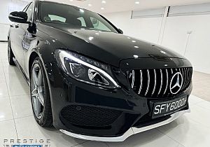 Mercedes Benz C180 AMG LINE R18 LED 2015 BodyKit Black