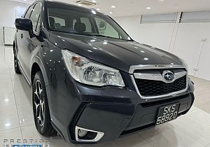 Subaru Forester 2.0XT Turbo CVT 4WD Sunroof 2015 Grey Rear Entertainment