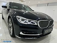 BMW 740LI AT Sunroof LED NAV HUD 2015 Blue Rear Entertainment
