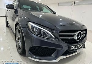 Mercedes Benz C200 AT Sunroof 2016 Grey Revcam