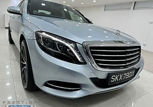 Mercedes Benz S400L R19 LED 2015 Rear Entertainment Silver