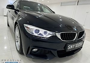 BMW 420I Gran Coupe M Sport AT Sunroof HID NAV 2015 Black