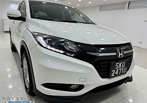 Honda Vezel 1.5X CVT 2015 White Push Start Revcam