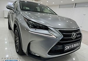 Lexus NX200T Luxury Sunroof 2015 Silver Revcam LED